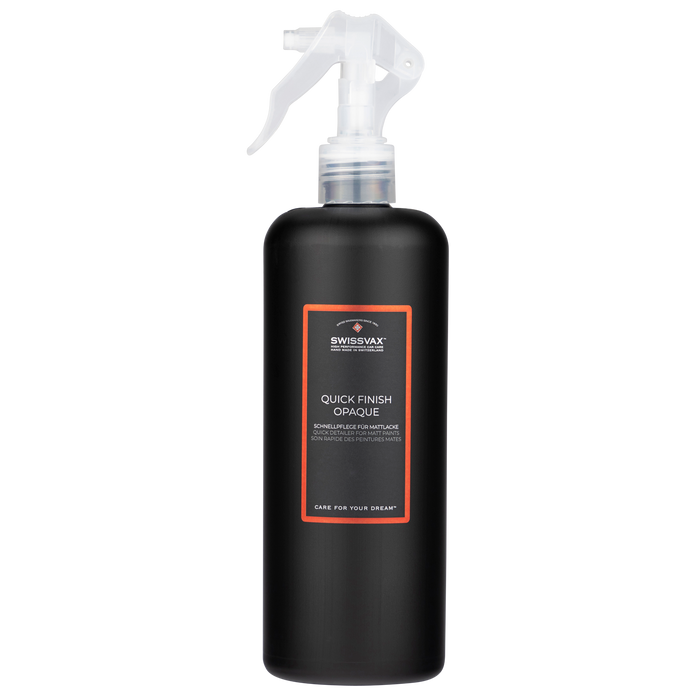 QUICK FINISH OPAQUE Spray detailing pour votre peinture satinée mate