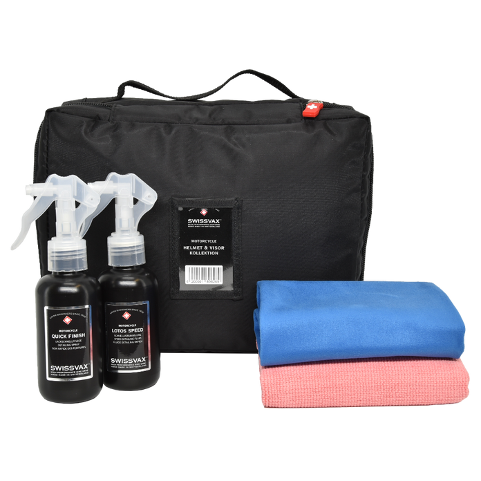 Motorsykkelhjelm og visirsamling 